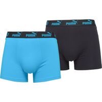 Puma MEN CAT LOGO PRINT BOXER 2P Мъжки боксерки, черно, размер
