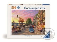 Večer v Paříži - puzzle z kategorie Umělecké