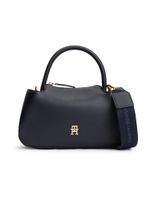 TOMMY HILFIGER Ručna torbica 'TH Monogram Repeat Logo'  tamno plava / crvena / bijela