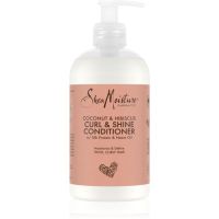 Shea Moisture Coconut & Hibiscus Curl & Shine балсам за чуплива и къдрава коса 384 мл.