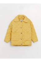 LC Waikiki Shirt Collar Quilted Girls' Coat