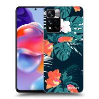 Silikónový čierny obal pre Xiaomi Redmi Note 11 Pro+ 5G - Monstera Color