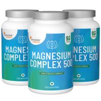 Essentials Magnesium-Komplex 500, hochdosiert - vegan, 270 Kapseln