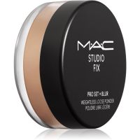 MAC Cosmetics Studio Fix Pro Set + Blur Weightless Loose Powder zmatňujúci fixačný púder odtieň Dark 6,5 g