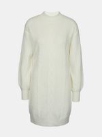 Kremowa sukienka sweterkowa damska ORSAY