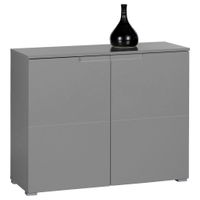 KOMODA, sivá, 100/80/40 cm