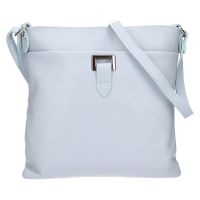 Női bőr crossbody kézitáska Italia Gotta - világoskék
