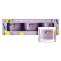 Yankee Candle Lemon Lavender świeca wotywna 3 x 37 g