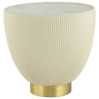 MID.YOU PRÍRUČNÝ STOLÍK, krémová