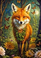 Kouzelná liška - puzzle z kategorie Umělecké