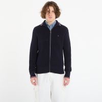 Πουλόβερ Tommy Hilfiger Rwb Rib Zip Through Desert Sky XL