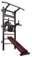 Sprossenwand  HS-1008K  mit Sit-Up-Bank