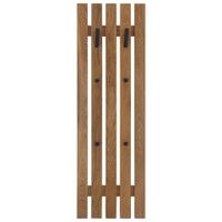 VEŠIAKOVÝ PANEL, prírodná farba, čierna, dub, 38/120/14 cm