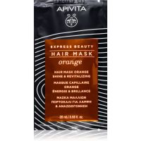 Apivita Express Beauty Hair mask Shine Orange revitalizacijska maska za lase 20 ml