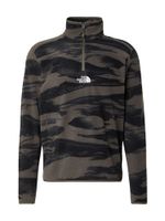 THE NORTH FACE Sportska sweater majica 'GLACIER EMBROIDERE'  taupe siva / crna