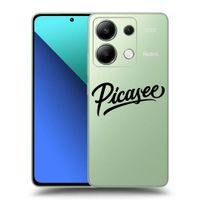 Silikónový prehľadný obal pre Xiaomi Redmi Note 13 5G - Picasee - old logo - black
