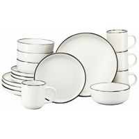 Creatable KOMBINOVANÝ SERVIS Nordic Festive Creme 16-dielne