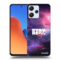 Silikónový čierny obal pre Xiaomi Redmi 12 5G - Stay Real