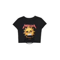 Cropp - Kratki top Metallica - crno