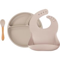 Minikoioi BLW II Bubble Beige jedálenská súprava