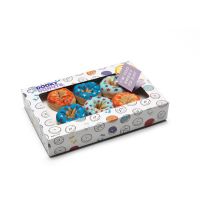 Dooky Gift Donuts шкарпетки для малюків до року Blueberry Orange 0-12 m 3 кс