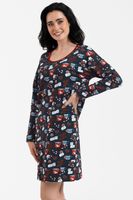 Noční košile Italian Fashion Makala - vánoční motiv Tmavě modrá XL