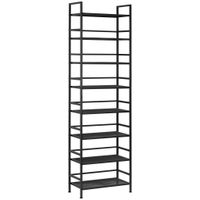 PBJ REGÁL NA BOTY, černá, 59/196/30 cm