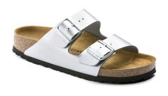 Birkenstock Arizona BF Silver Narrow Fit