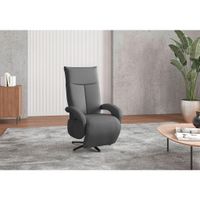 Sit & More KRESLO, textil, tmavosivá