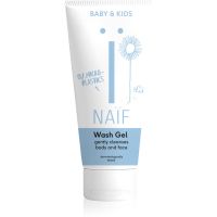 Naif Baby & Kids Wash Gel čistilni gel za umivanje za otroke in dojenčke za telo in obraz 200 ml