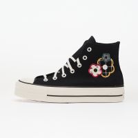 Sneakers Converse Chuck Taylor All Star Lift Platform Floral Patchwork Hi Black/ White/ Sunny Angle EUR 38
