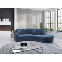 Sit & More ROHOVÁ SEDAČKA, textil, modrá