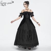 Damenkleid DEVIL FASHION - Black Gothic XS