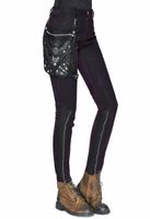 ženske hlače DEVIL FASHION - Akiko Steampunk hlače s torbicom XL