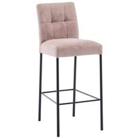 Xora BAROVÁ STOLIČKA, čierna, staroružová