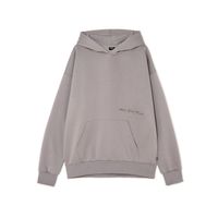 Cropp - Pulover s kapuco in vzorcem - light grey