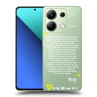 Silikónový prehľadný obal pre Xiaomi Redmi Note 13 5G - Kazma - BUĎTE TROCHU YESMANI