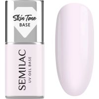 Semilac UV Gel Base Skin Tone Base Basislack für Gelnägel Farbton Milky Pink 7 ml