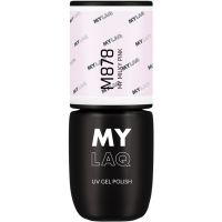 MYLAQ UV Gel Polish Gel-Nagellack Farbton My Milky Pink 5 ml