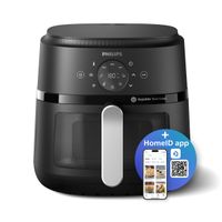 Philips 2000 Series - Fritéza Airfryer 2000 Series, Objem 6,2 l (stříbrná) - NA231/00