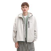 Cropp - Športna jakna s kapuco - light grey