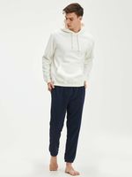 GAP fleece joggers Donji dio trenirke plava