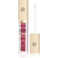 Eveline Cosmetics Wonder Match lang anhaltender, matter, flüssiger Lippenstift mit Hyaluronsäure Farbton 03 Mauve 6,8 ml