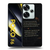 Silikónový čierny obal pre Xiaomi Poco F6 - POET