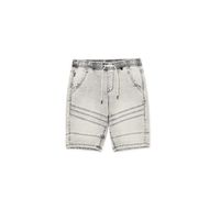 Cropp - Denim kratke hlače z učinkom pranja - light grey