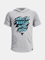 Under Armour Project Rock SS HD TG Sweatshirt Kinder Grau