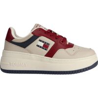 Tommy Hilfiger TJW RETRO BASKET FLATFORM Дамски кецове, бежово, размер