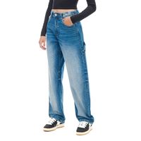 Cropp - High waist traperice - svjetloplavo