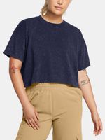 Under Armour UA Varsity Crop Heavyweight SS Tricou Albastru