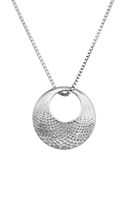 Hot Diamonds Krásný stříbrný náhrdelník s diamantem Quest DP833 (řetízek, přívěsek)